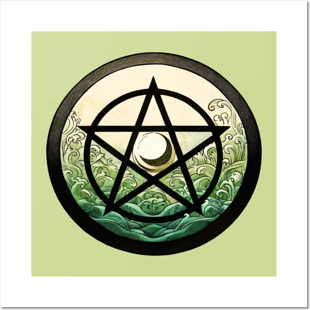 Pentacle Wall Art by bubbsnugg